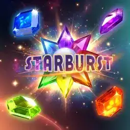 Starburst game at Space Casino for United Kingdom players
